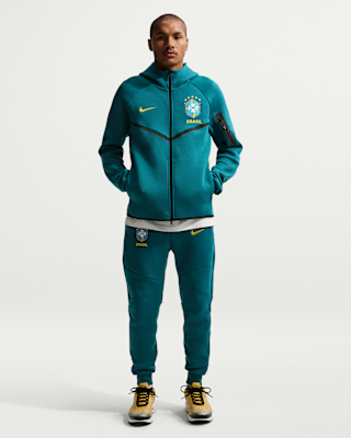Brazil Tech Fleece Windrunner Men's Nike Football Full-Zip Hoodie